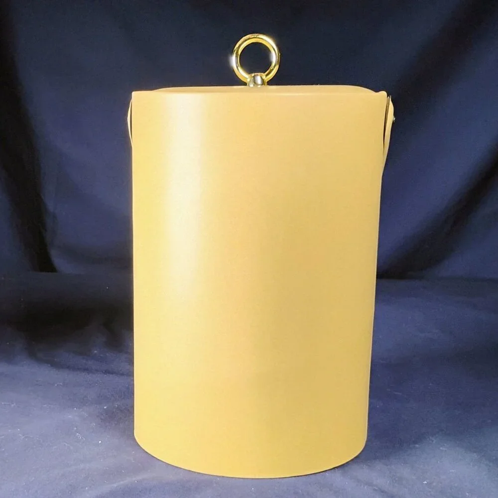 Vintage Georges Briard Leather Look Ice Bucket
